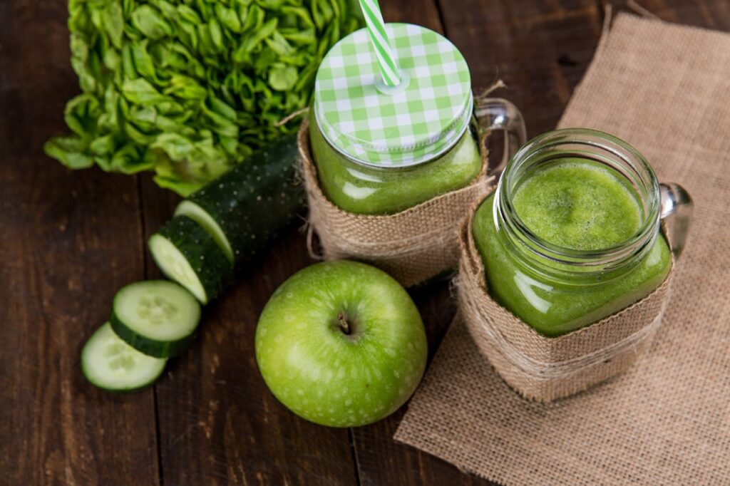Smoothie grüner Apfel Gurken Grüner Smoothie Rezept ohne Banane – Frisch, gesund und lecker